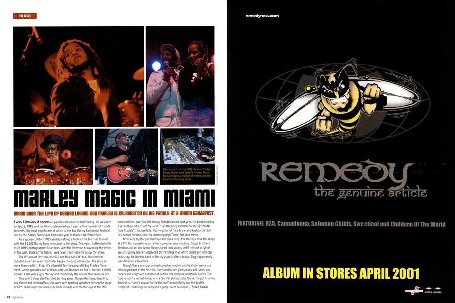 MARLEY MAGIC IN MIAMI