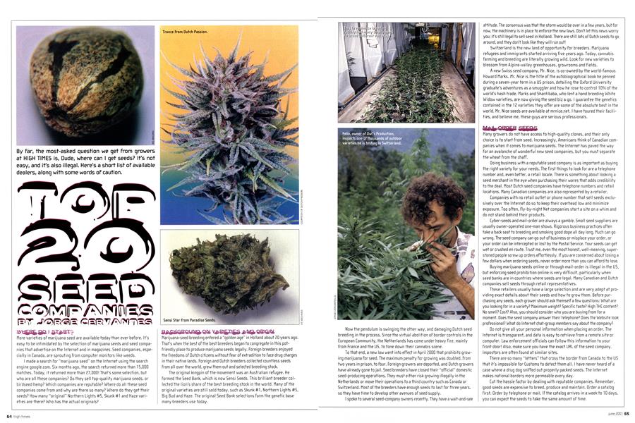 TOP 20 SEED COMPANIES