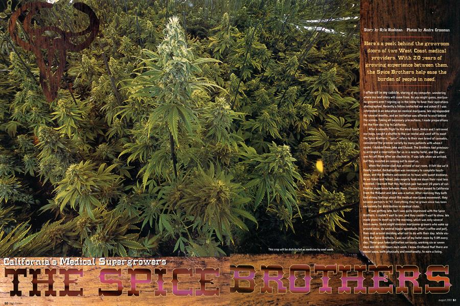 California's Medical Supergrowers THE SPICE BROTHERS