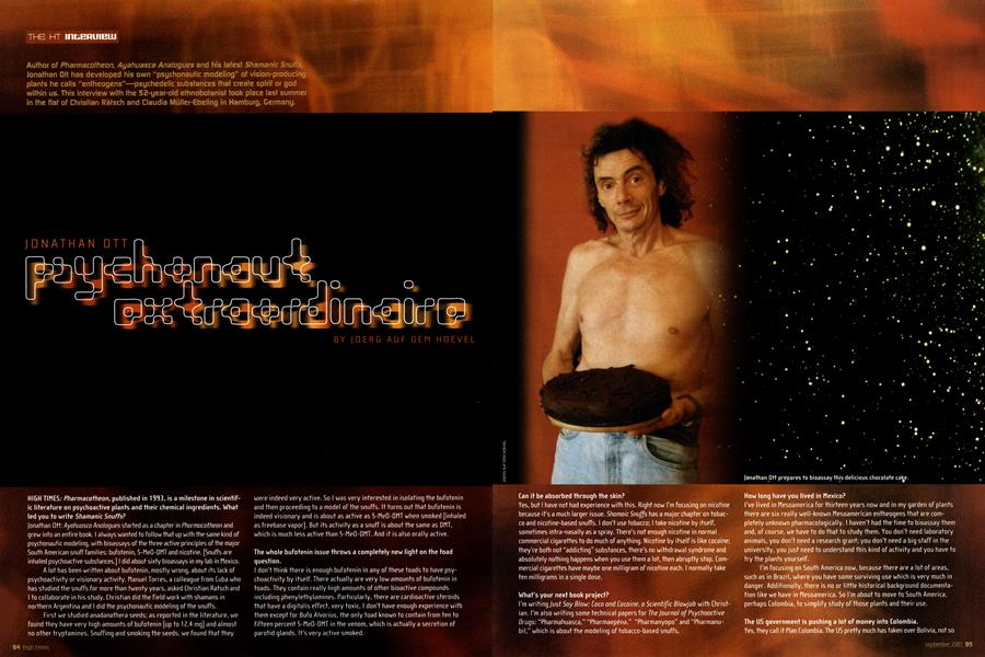 JONATHAN OTT psychonaut extraordinaire