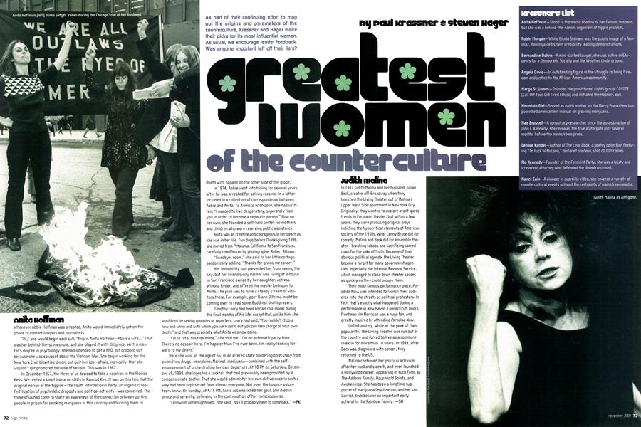 greatest women of the counterculture