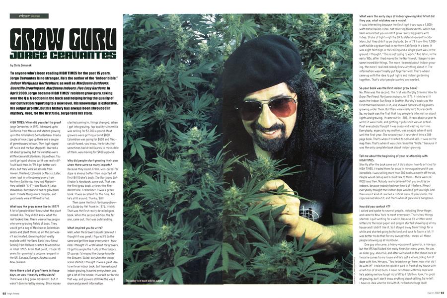 GROW GURU JORGE CERVANTES