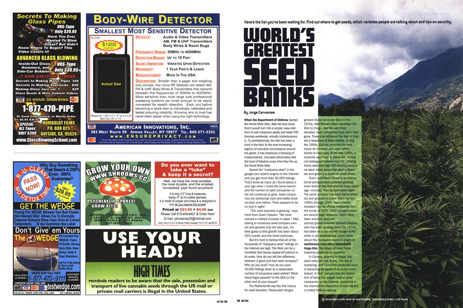 WORLD'S GREATEST SEED BANKS