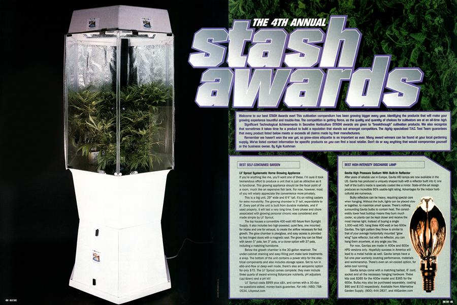 THE 4TH ANNUAL stash awards