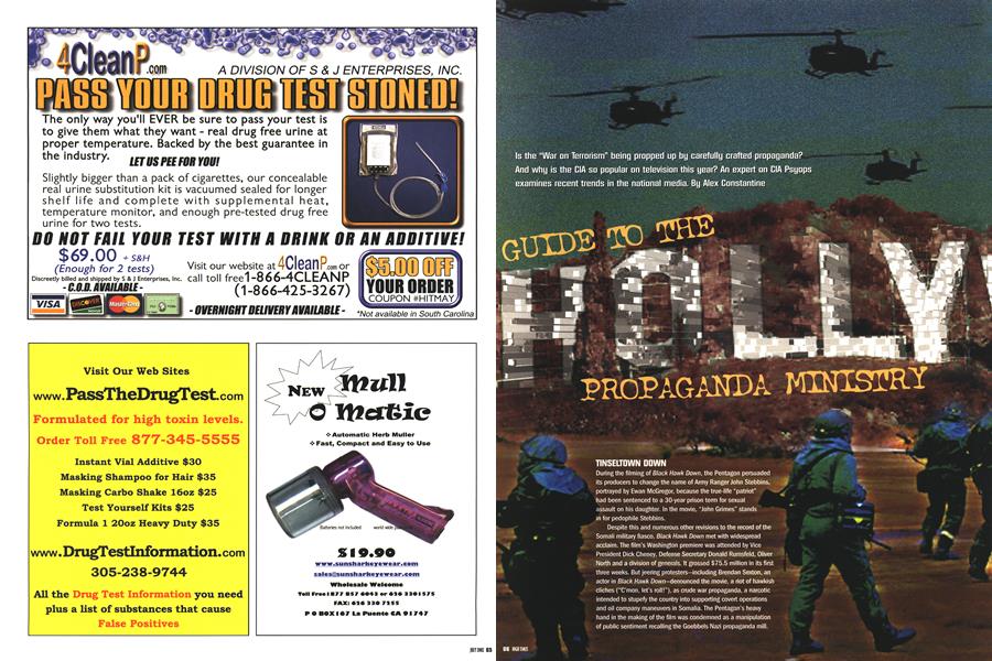 GUIDE TO THE HOLLYWOOD PROPAGANDA MINISTRY