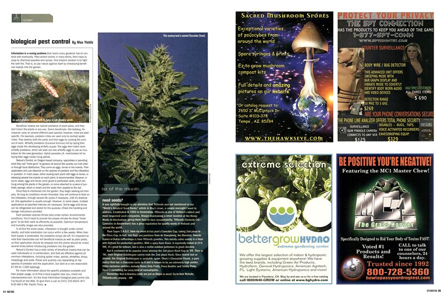 biological pest control
