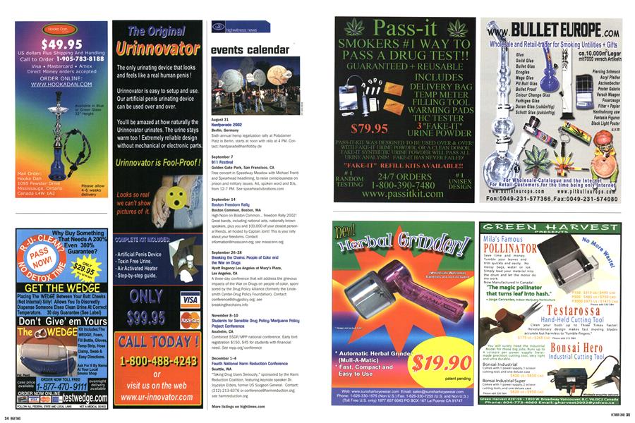 events calendar