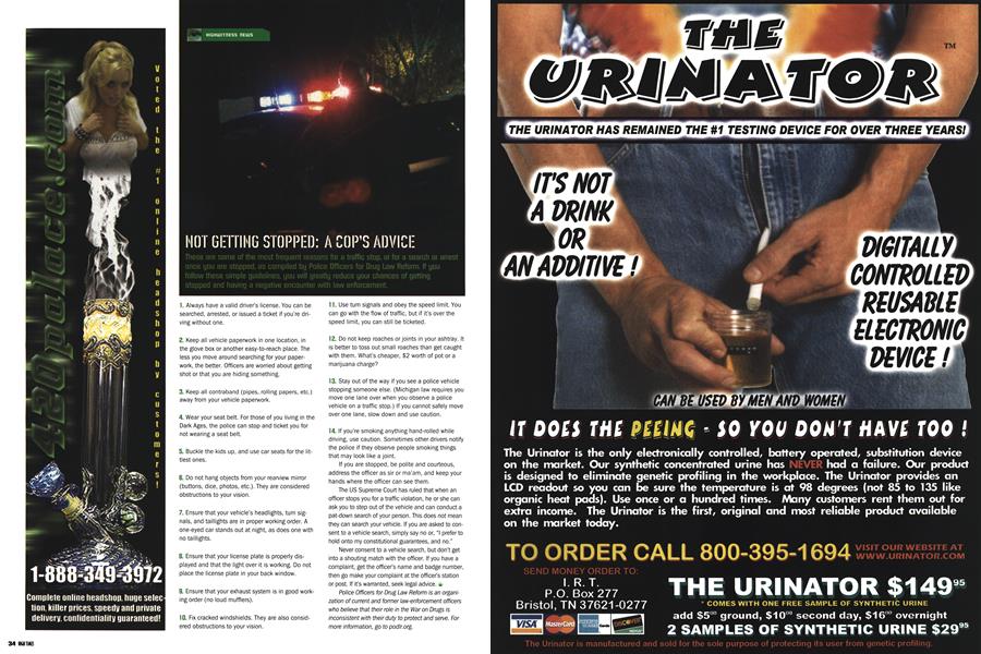 NOT GETTING STOPPED: A COP’S ADVICE