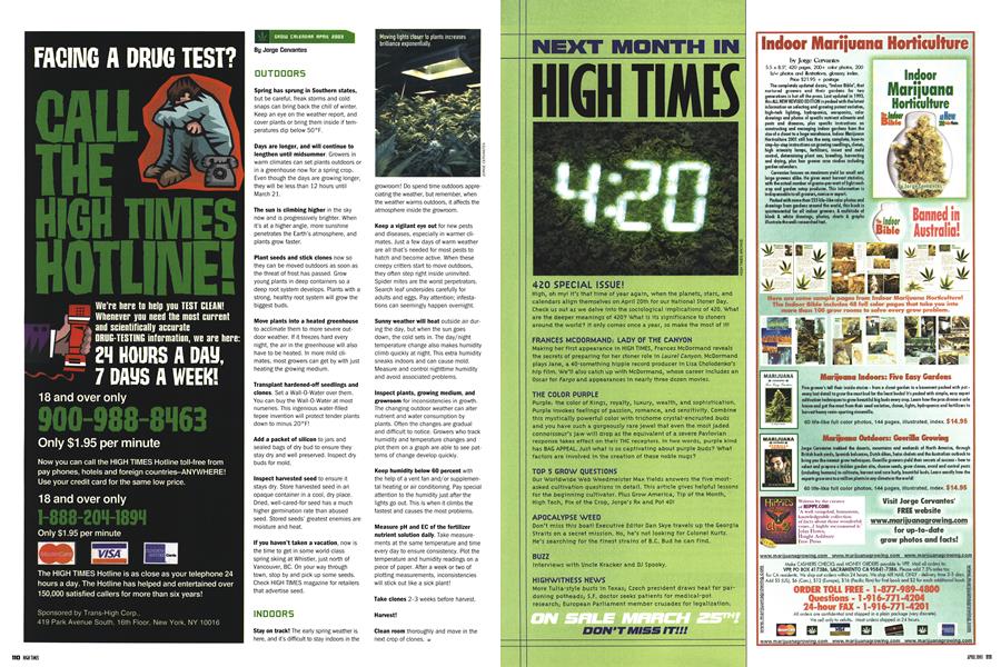 GROW CALENDAR APRIL 2003