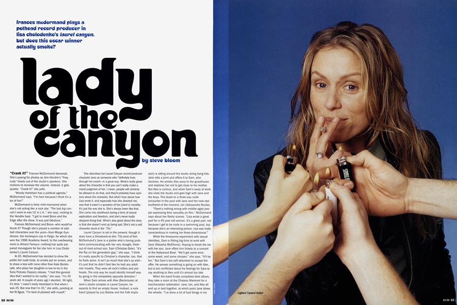 lady of the canyon