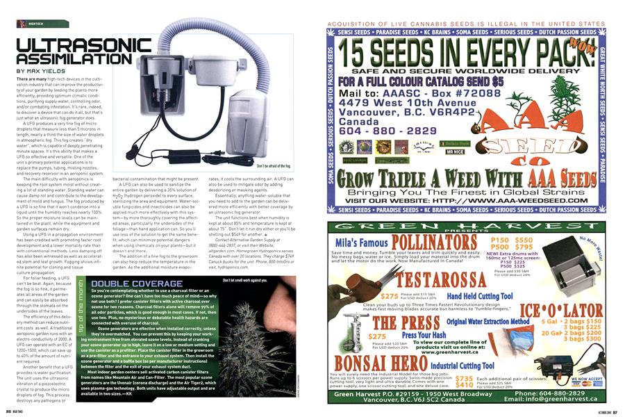 ULTRASONIC ASSIMILATION