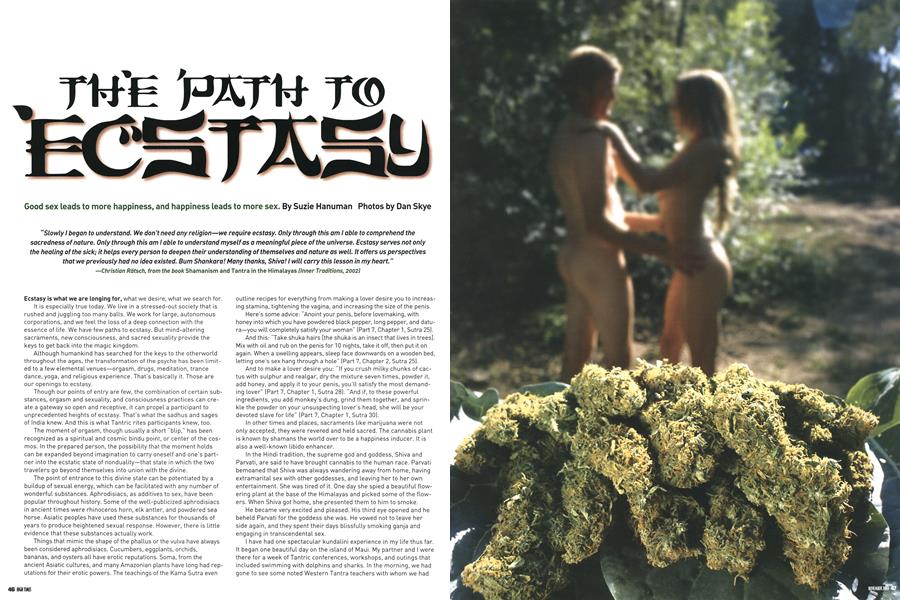 THE PATH TO ECSTASY