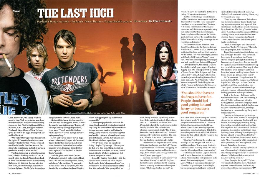 THE LAST HIGH