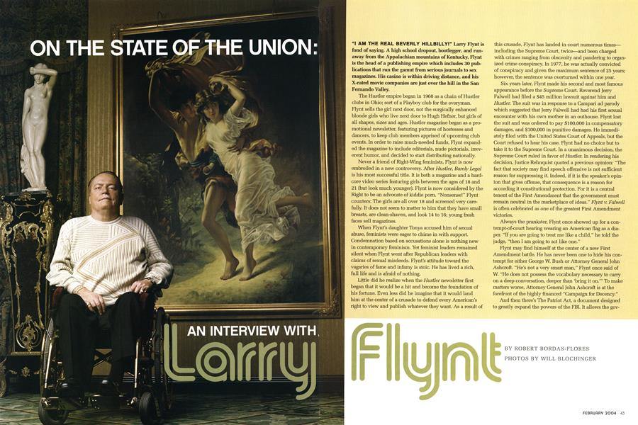 AN INTERVIEW WITH Larry Flynt