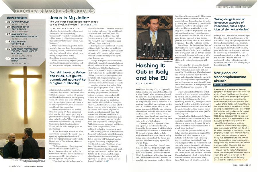 Hashing It Out in Italy and the EU