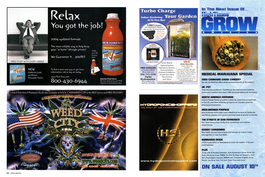 In The Next Issue Of... HighTime' GROW AMERICA