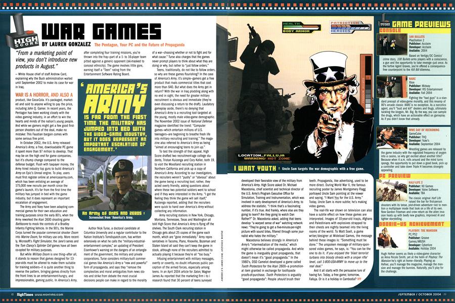 WAR GAMES