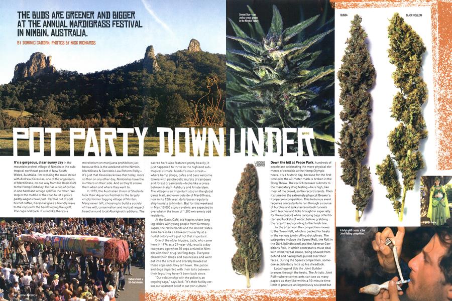 POT PARTY DOWN UNDER