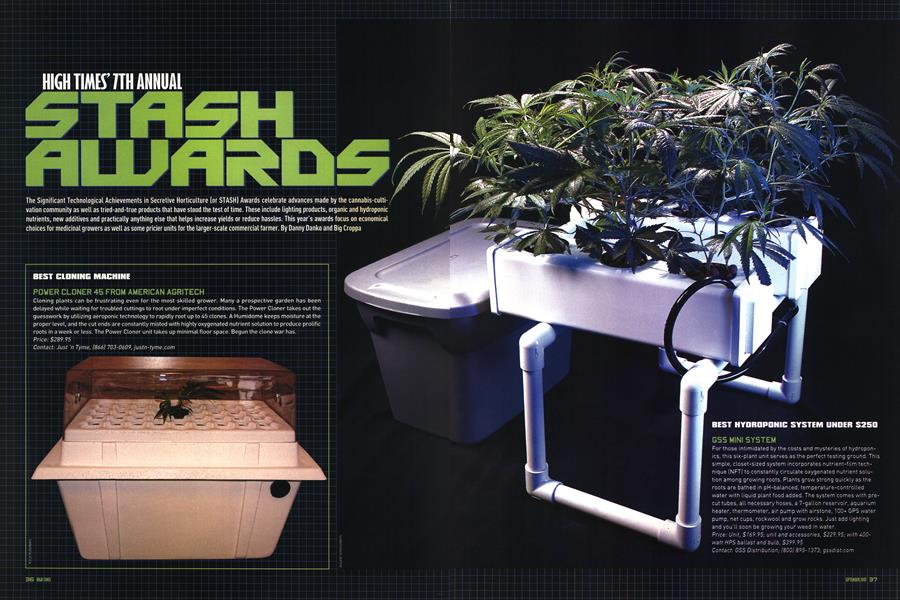 HIGH TIMES' 7TH ANNUAL STASH AWARDS