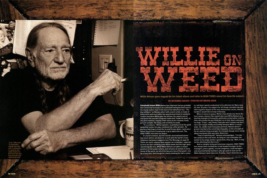 WILLIE ON WEED