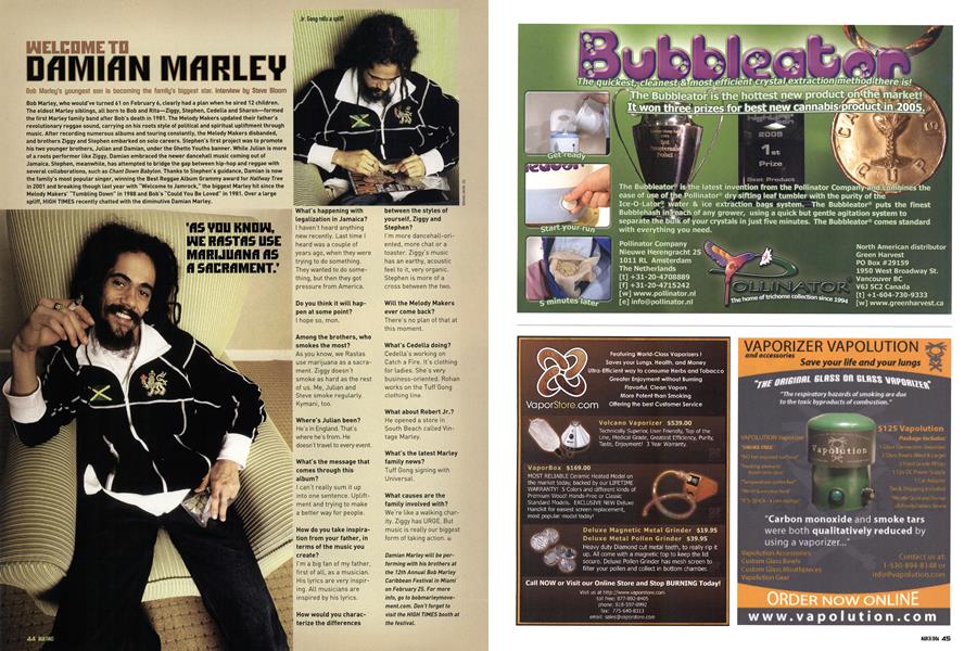 WELCOME TO DAMIAN MARLEY