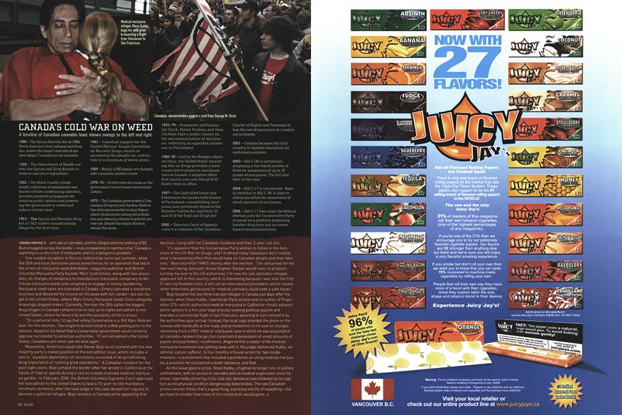 CANADA’S COLD WAR ON WEED
