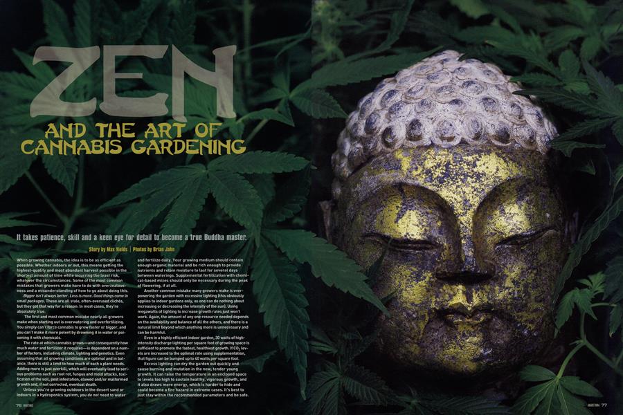 ZEN AND THE ART OF CANNABIS GARDENING
