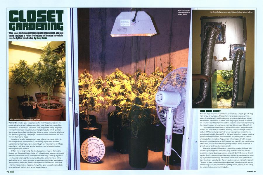 CLOSET GARDENING