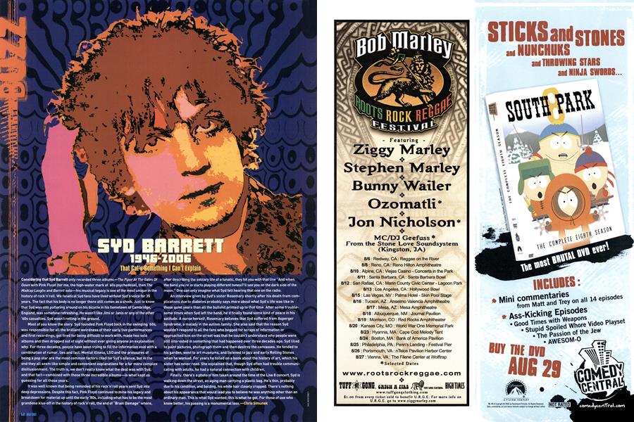 SYD BARRETT 1946-2006