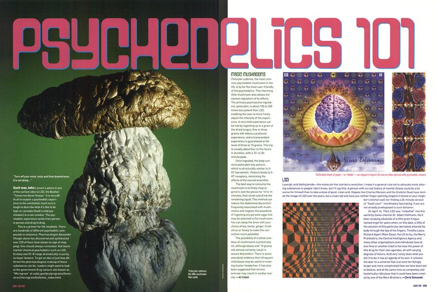 PSYCHEDELICS 101