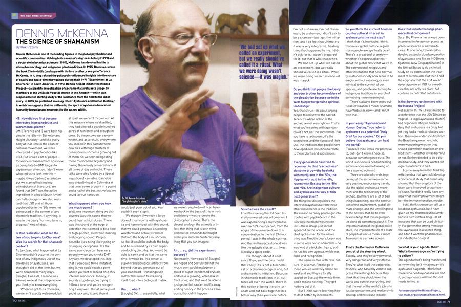 DENNIS McKENNA