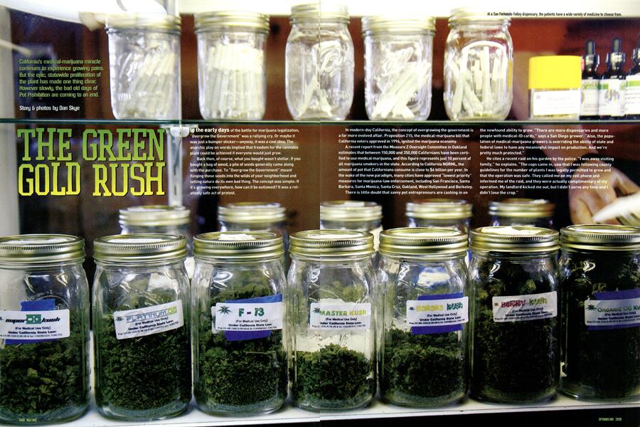 THE GREEN GOLD RUSH