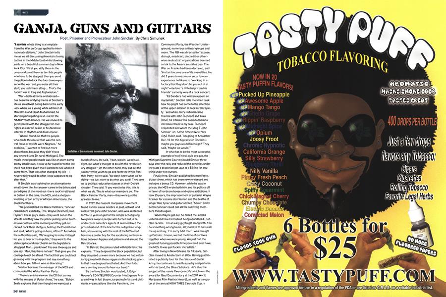 GANJA, GUNS AND GUITARS