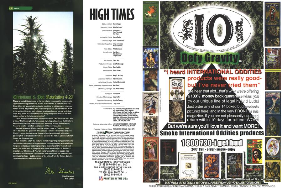 Christians & Pot: Revelation 4:20