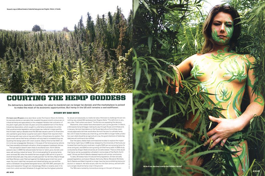 COURTING THE HEMP GODDESS