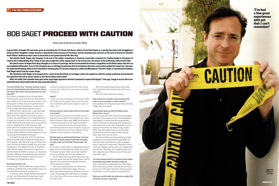 BOB SAGET PROCEED WITH CAUTION