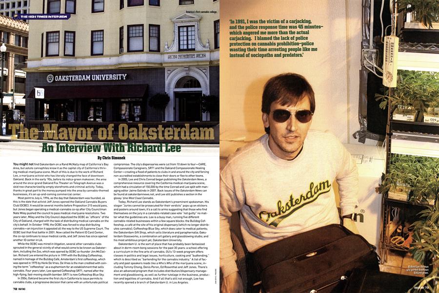 The Mayor of Oaksterdam