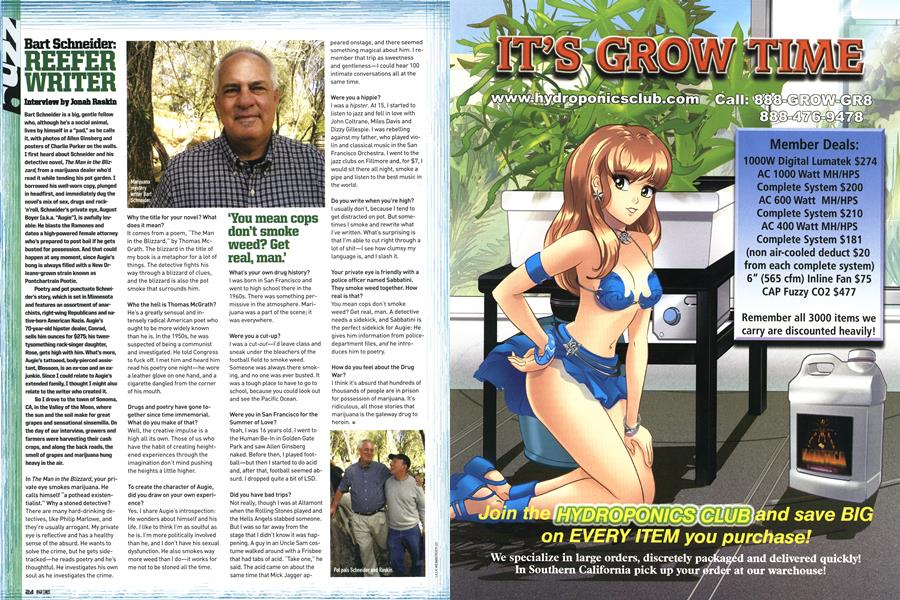 Bart Schneider: REEFER WRITER