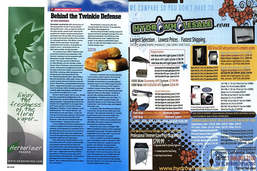 Behind the Twinkie Defense