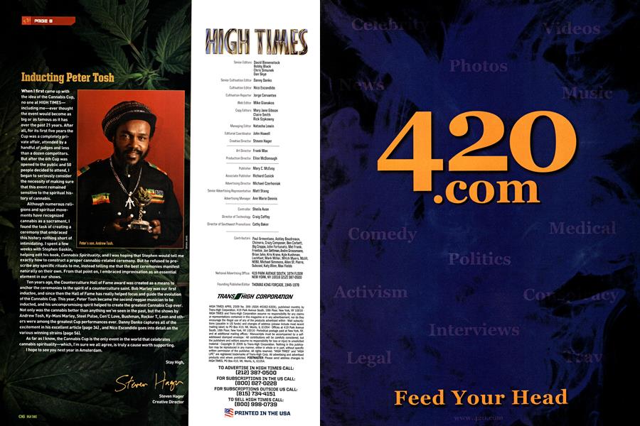 Inducting Peter Tosh