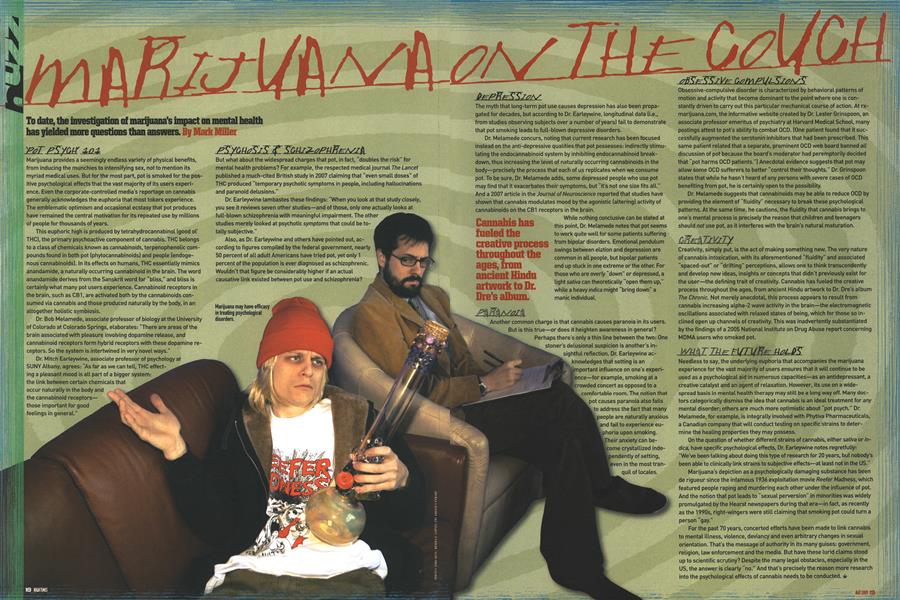 MARIJUANA ON THE COUCH