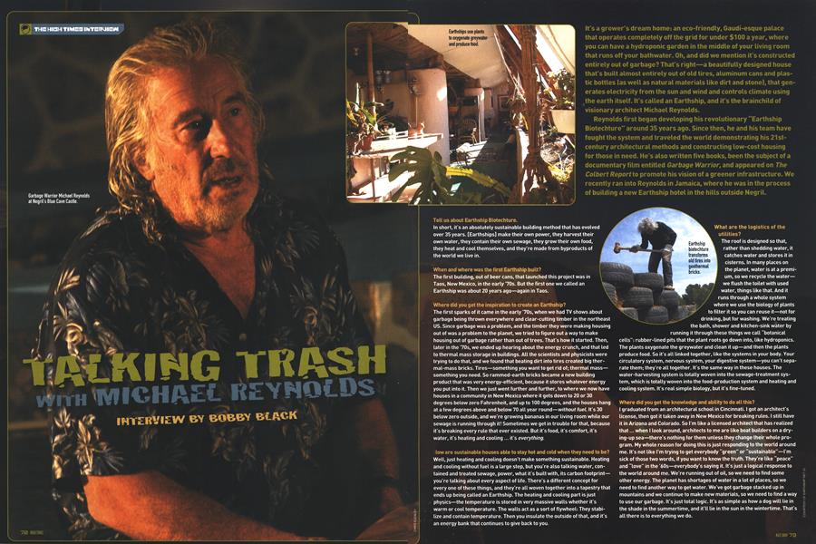 TALKING TRASH WITH MICHAEL REYNOLDS