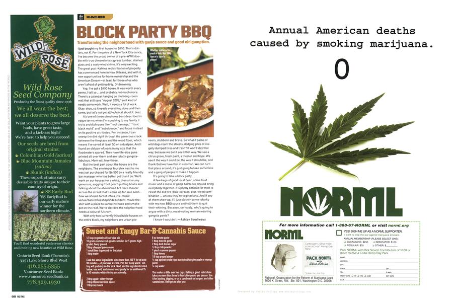 BLOCK PARTY BBQ
