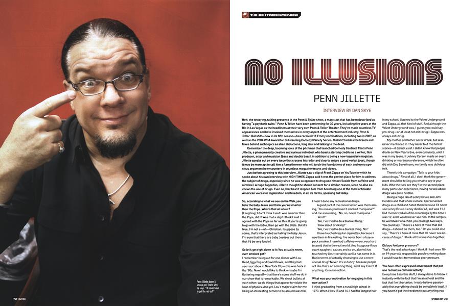 NO ILLUSIONS PENN JILLETTE