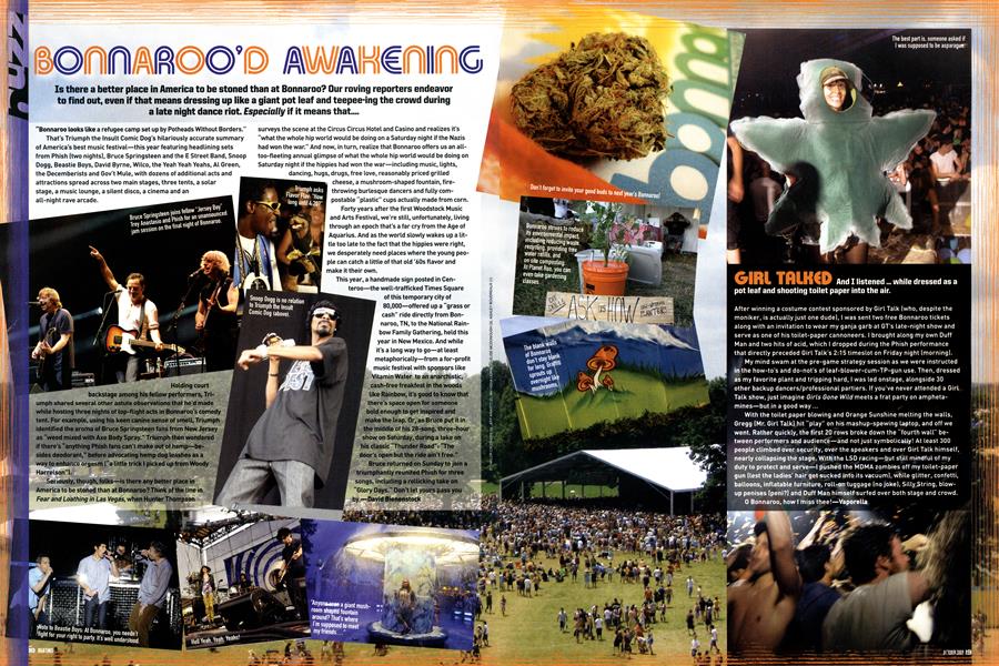 BONNAROO'D AWAKENING