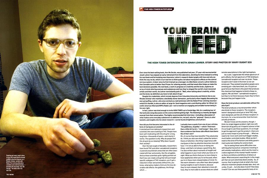 YOUR BRAIN ON WEED