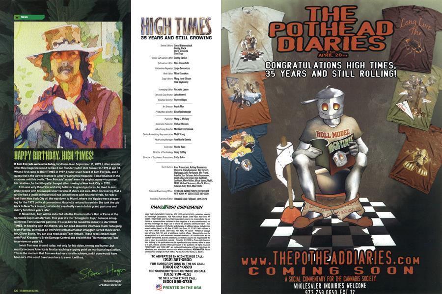 HAPPY BIRTHDAY, HIGH TIMES!