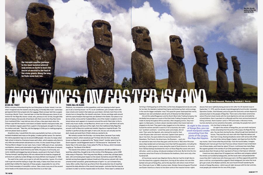 HIGH TIMES ON EASTER ISLAND