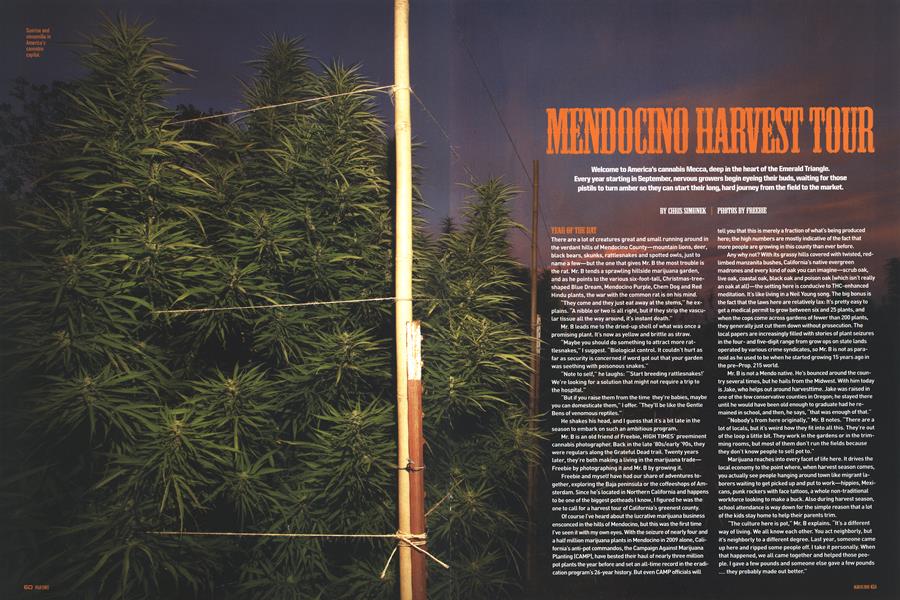 MENDOCINO HARVEST TOUR