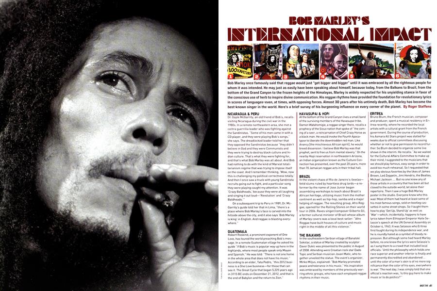 BOB MARLEY'S INTERNATIONAL IMPACT